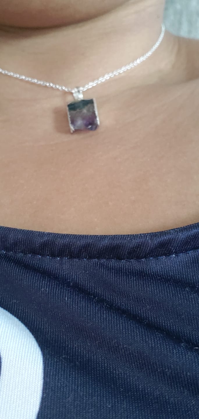 Customer photo review of Integrity's Light Amethyst Necklace