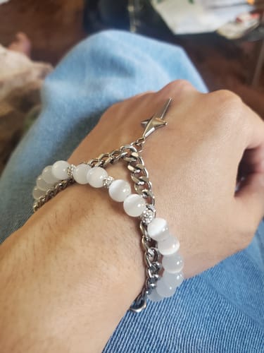Customer photo review of KAMI STYLE PEARL CHAIN BRACELET
