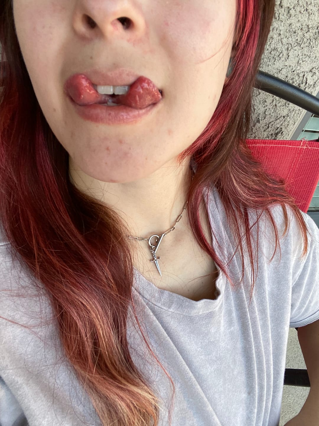 Customer photo review of Dagard Necklace