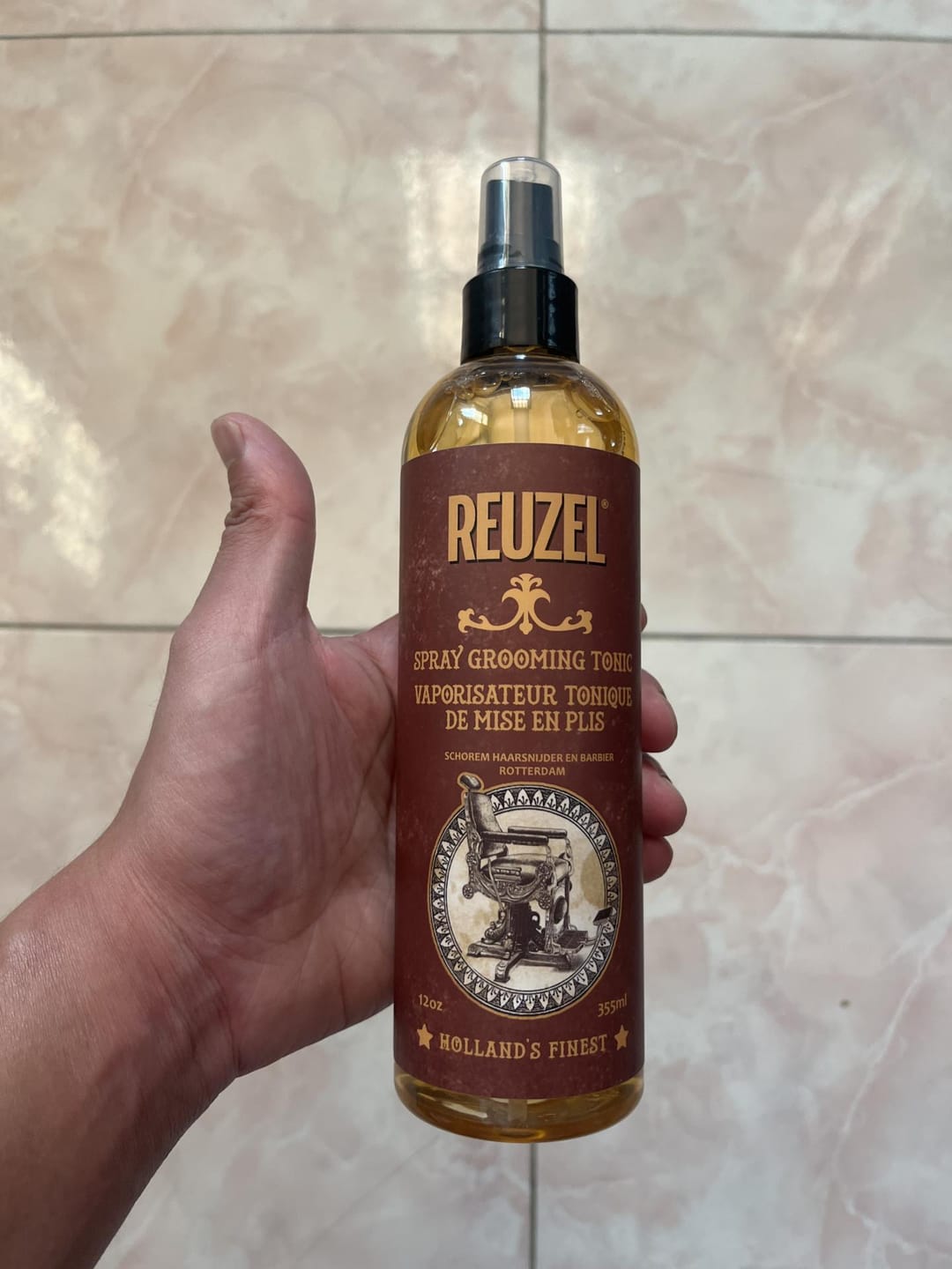 Customer photo review of Reuzel Spray Grooming Tonic 350ml