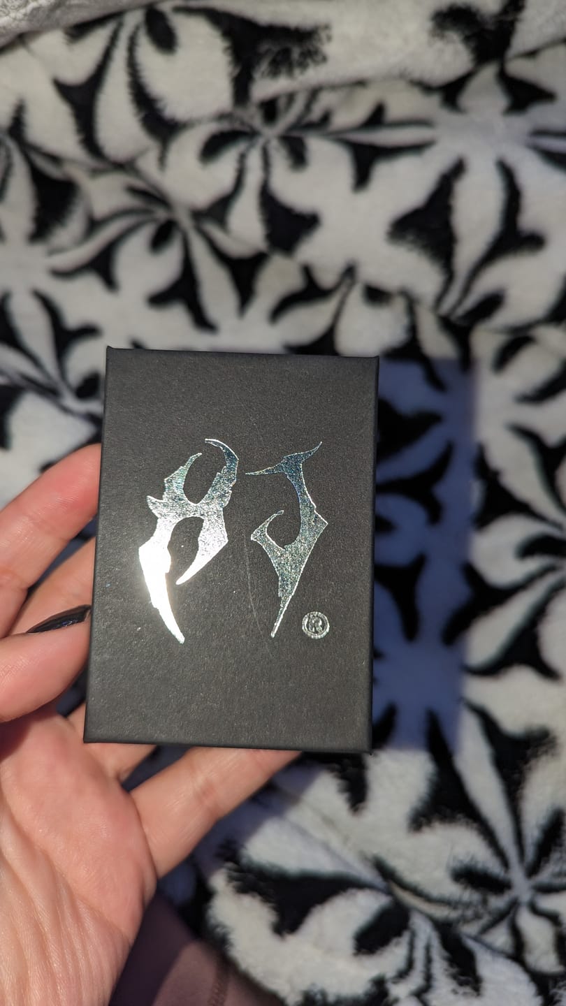 Customer photo review of LUNA DANGLE EARRING