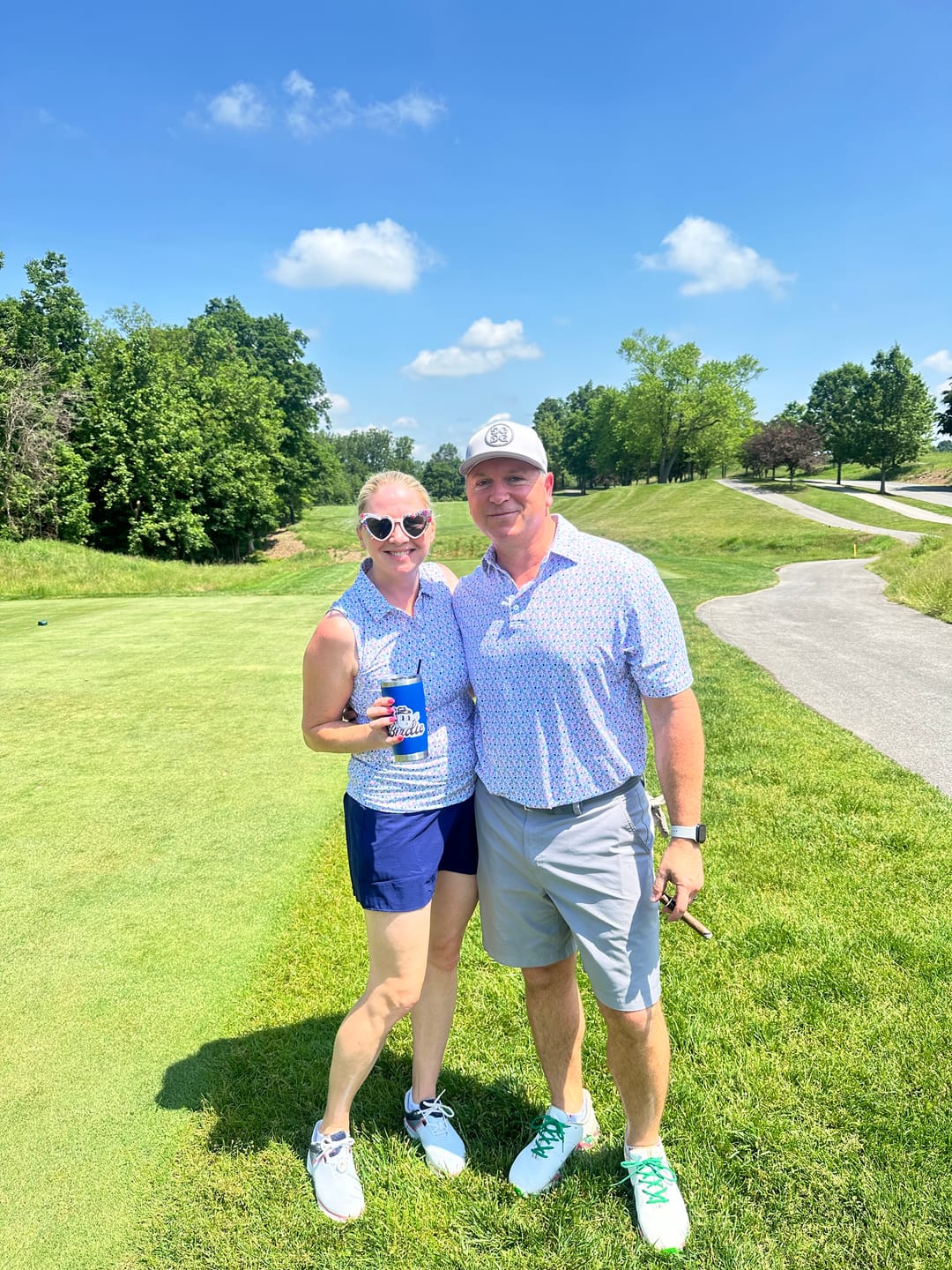 Customer photo review of It's 5 O'clock Somewhere Women's Polo (Sleeveless)