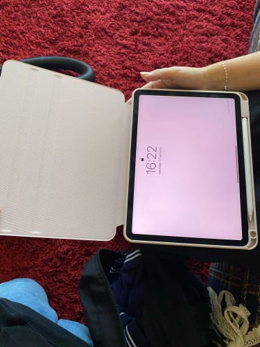 Customer photo review of FlexiSnap 360 Smart Leather iPad Case
