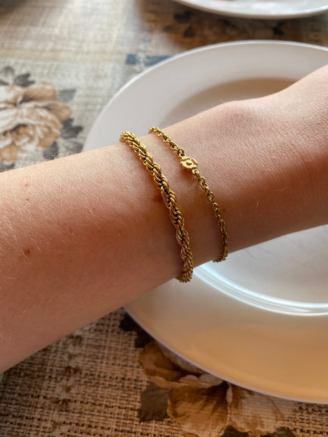 Customer photo review of Romance Bracelet - Gold