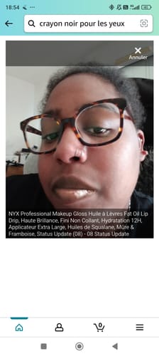 Customer photo review of Le double piercing