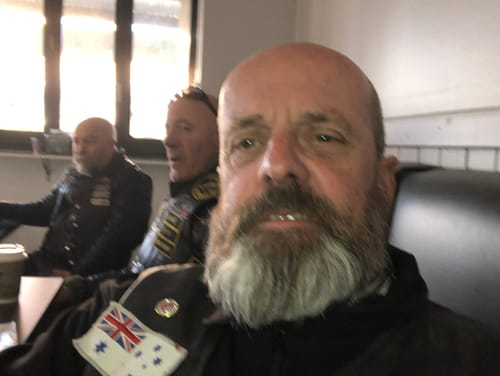 Customer photo review of Motorcycle Wrist Support - Ride Without Wrist Pain