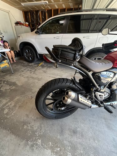 Customer photo review of Triumph Speed 400 & Scrambler 400 Plug & Play Tail Kit