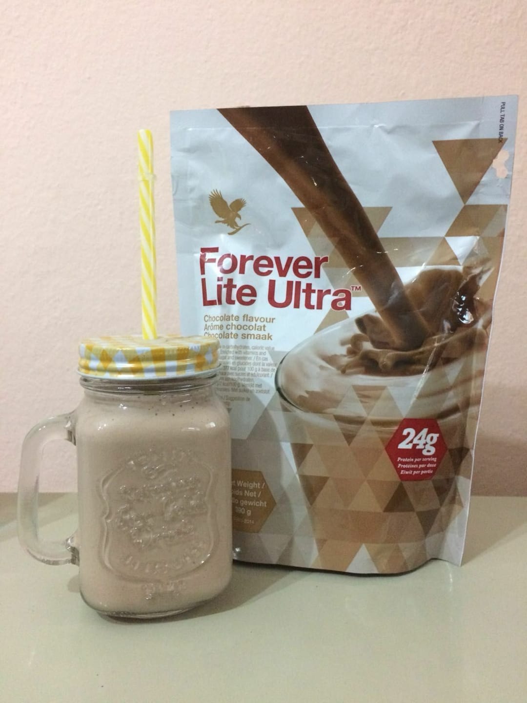 Customer photo review of Forever Lite Ultra Chocolate