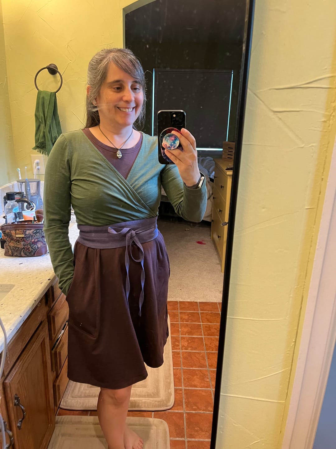 Customer photo review of NEW! Wool Obi Wrap Belt