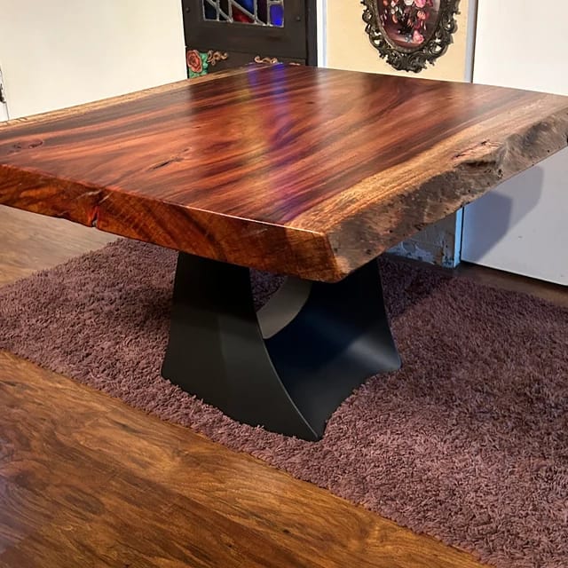 Customer photo review of Coffee Table Base 121B Tulipe 16H Metal Elegant Furniture
