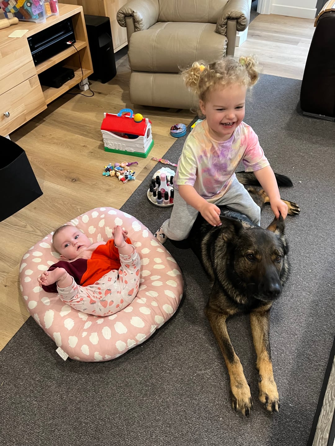 Customer photo review of Cushii Lounger Wanderlust - Oatmilk