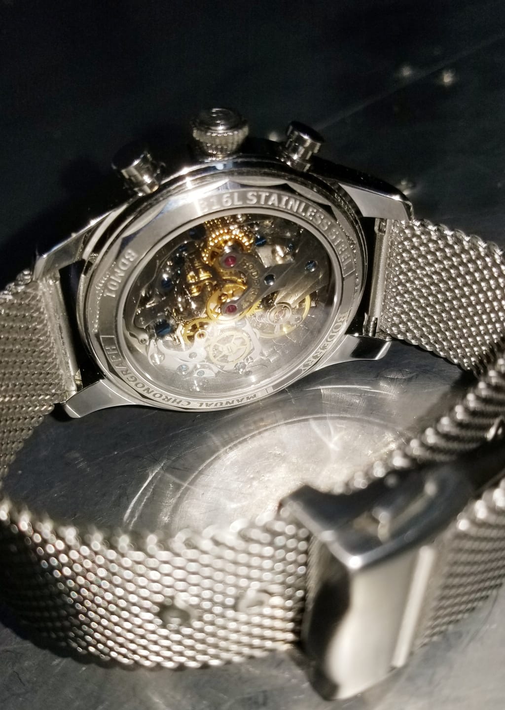 Customer photo review of ASYMMETRY - Mechanical Chronograph with Domed Sapphire Crystal | Khaki