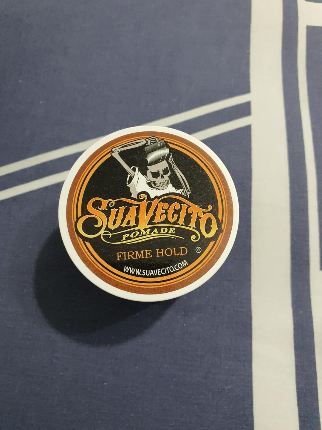 Customer photo review of Suavecito Strong Hold a.k.a Firme Hold Pomade