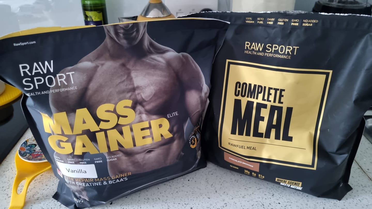 Customer photo review of Bulk Muscle & Weight Gainer Collection