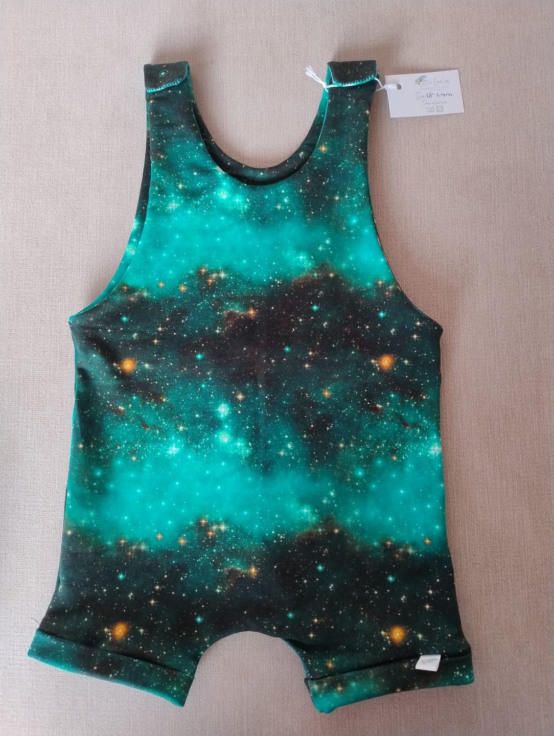 Customer photo review of Green Space Constellation French Terry Fabric