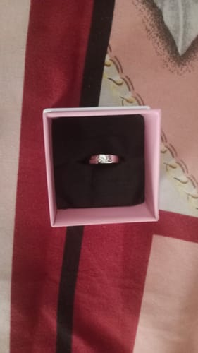 Customer photo review of Silver Fibonacci Ring For Him