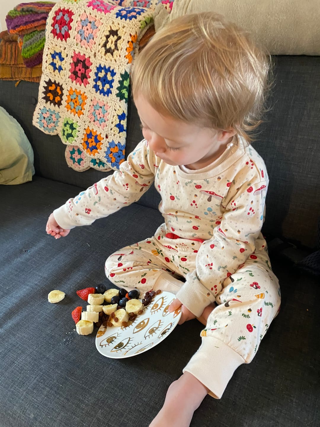 Customer photo review of Toadstool Cosy Joggers
