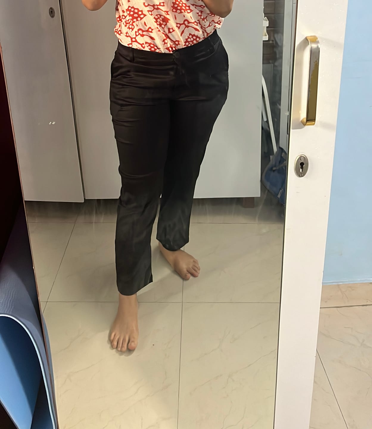 Customer photo review of Black Formal Pant