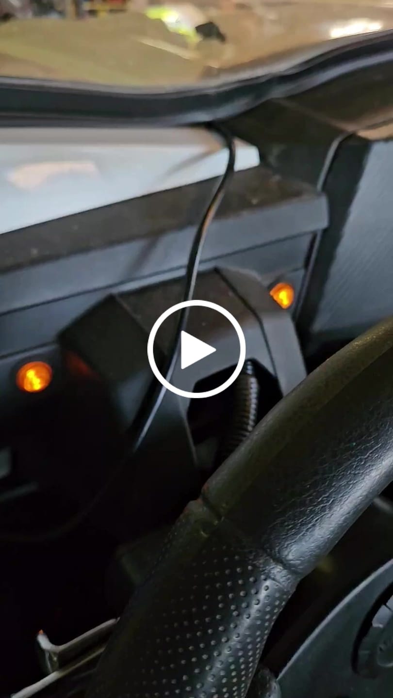 Customer video review of Universal Turn Signal Kit with Turn Switch & 105D Horn