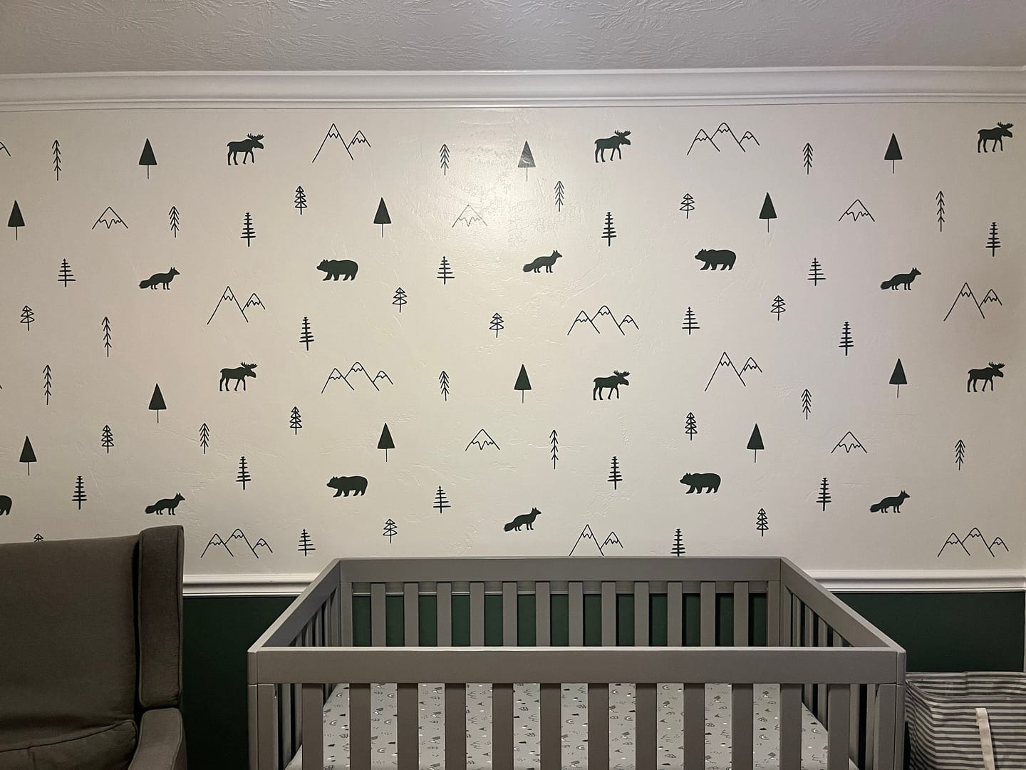 Customer photo review of Wilderness Wall Decals