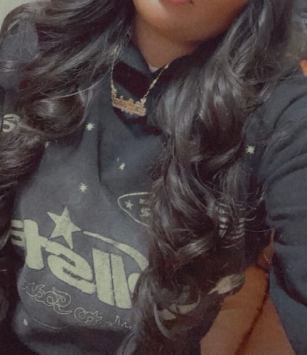 Customer photo review of Hellstar Racer Hoodie Vintage Black