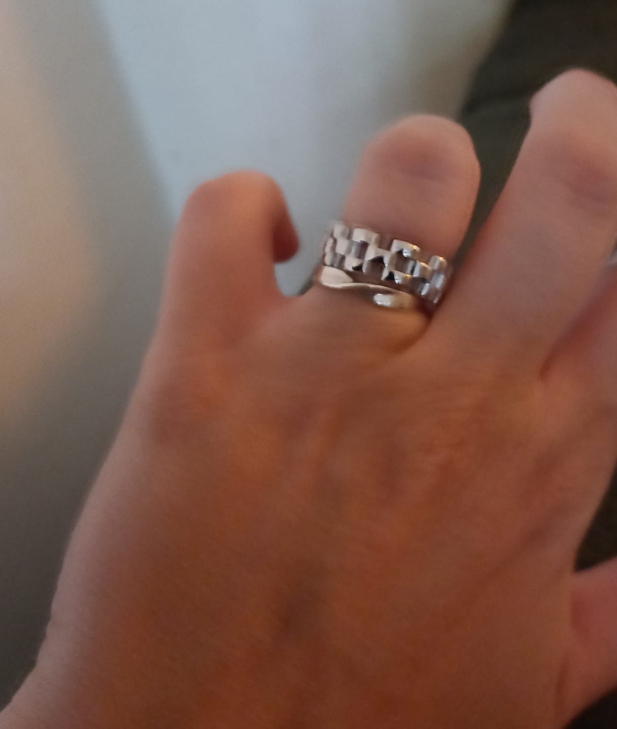 Customer photo review of Deluxe Ring | 18K vergoldet