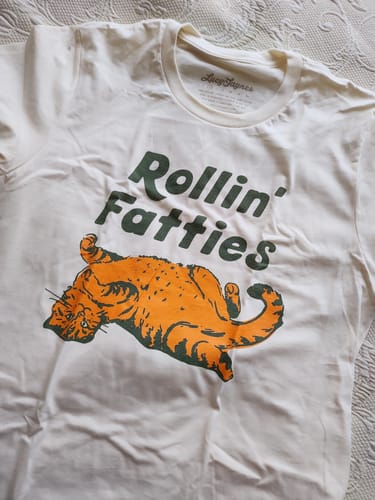 Customer photo review of Rollin' Fatties Tee