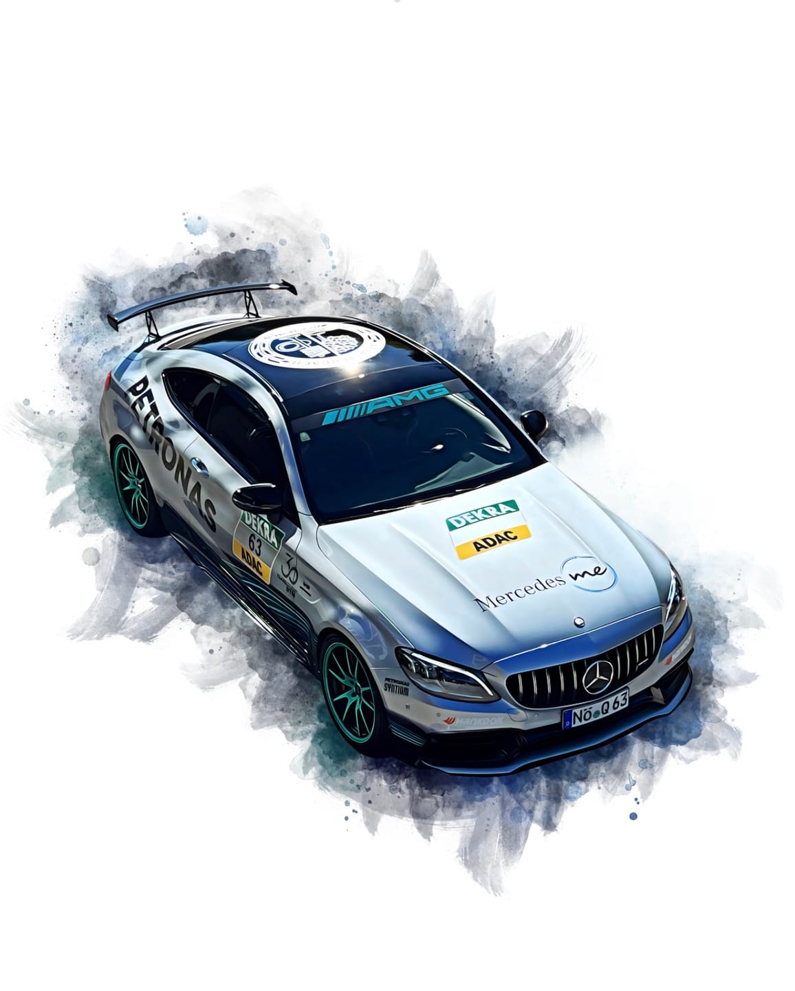 Customer photo review of Dein Auto im Aquarell-Stil | Geschenk für Autoliebhaber
