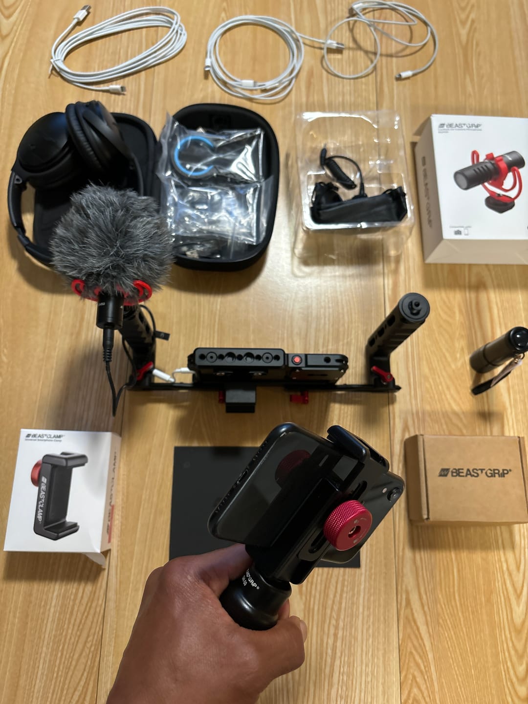 Customer photo review of Beastclamp - Universal Smartphone Clamp