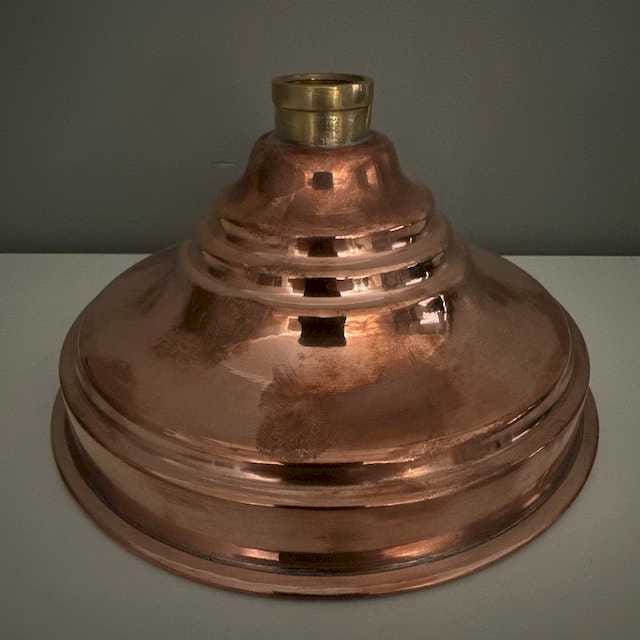 Customer photo review of Unlacquered Copper Showerhead - Natural Copper Rain Shower Head
