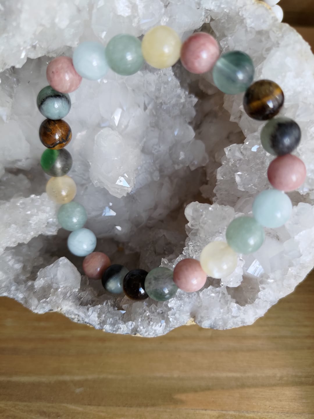 Customer photo review of Géode de quartz