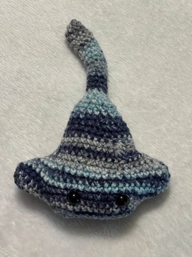 Customer photo review of (Limit 1 Per Customer Please) Rayna The Stingray Crochet Pattern & Matching Greeting Card: Get 1 Free