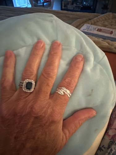 Customer photo review of Feather From An Angel Ring