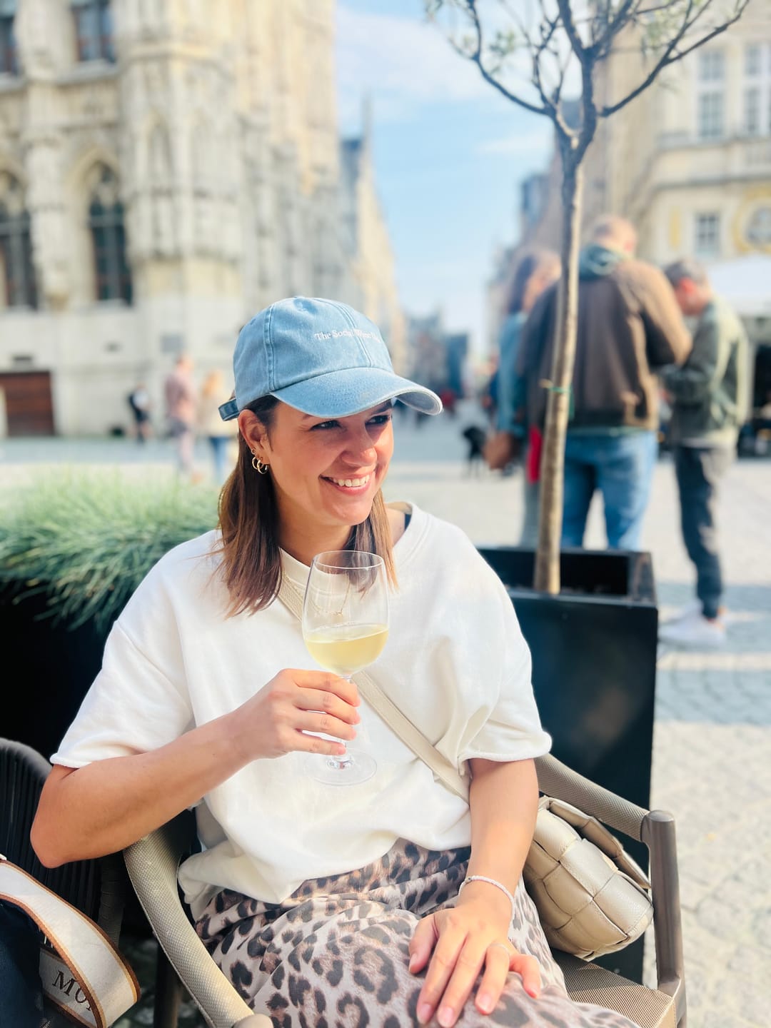 Customer photo review of The Social Wine Club. Vintage Hat