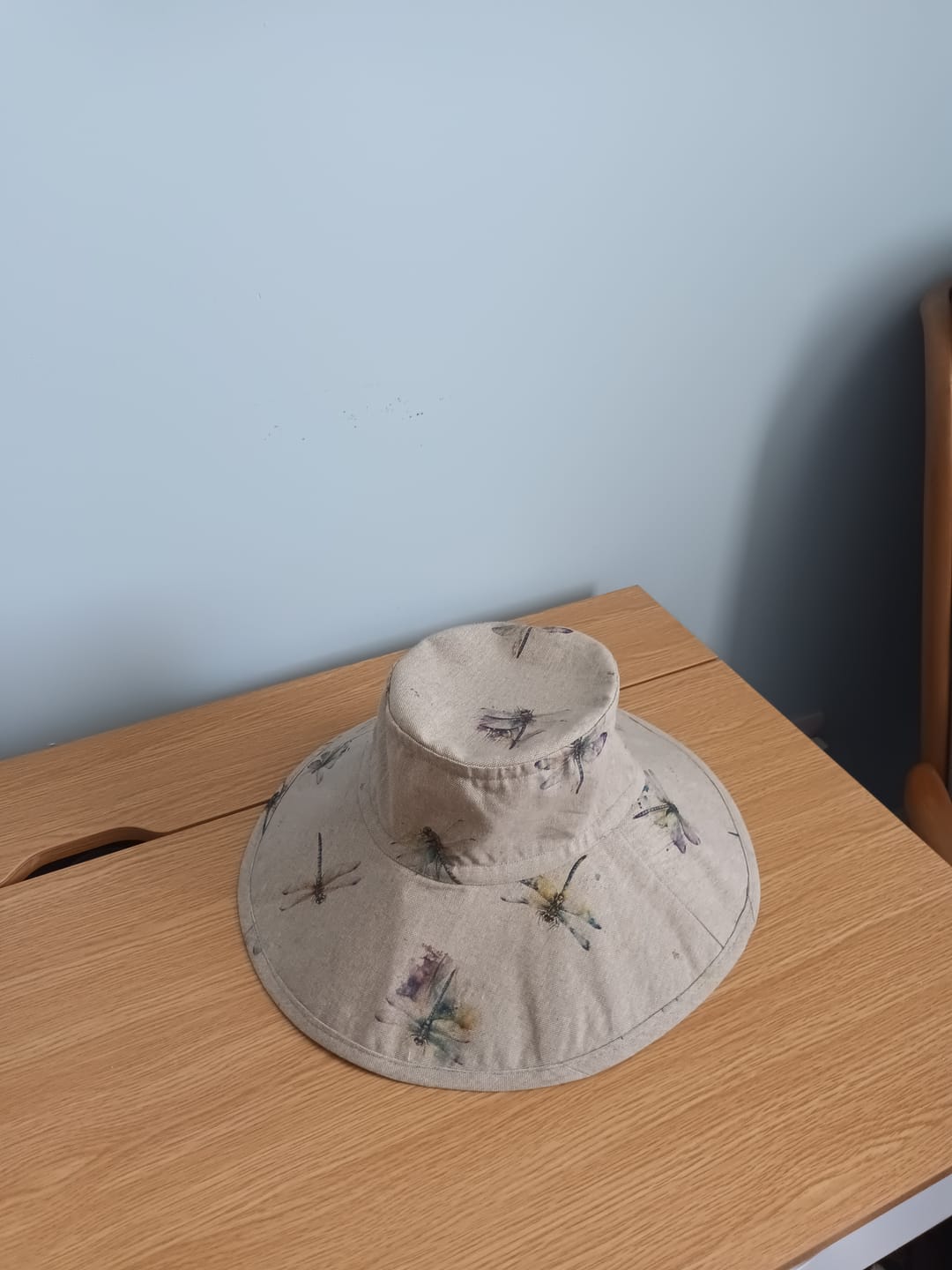 Customer photo review of Dragonflies Digital Linen Look Polycotton Fabric