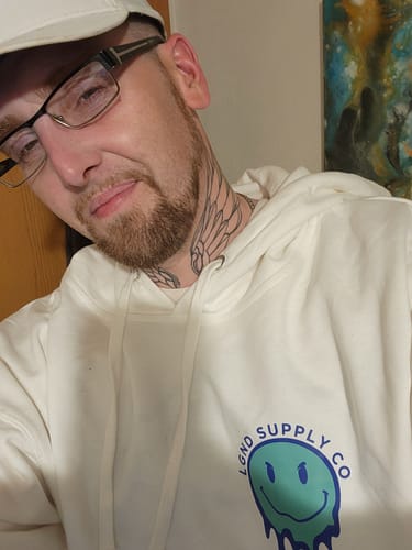 Customer photo review of Graffiti Grin Hoodie