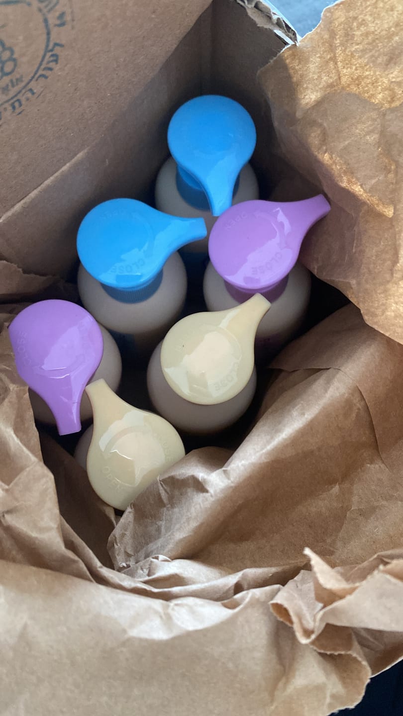 Customer photo review of תחליב גוף לתינוק - קרם גוף מבוסס על חמאת שיאה - לחות לעור מכף רגל ועד ראש