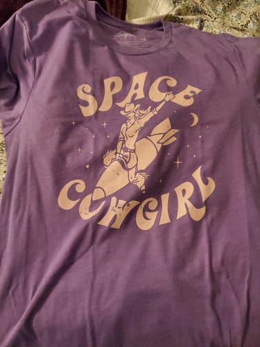 Customer photo review of Space Cowgirl Tee