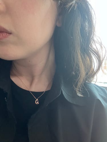 Customer photo review of [Worn by Shin Min-ah] Miss. Doux Gold Necklace JDRNRYS91ZC