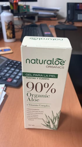 Customer photo review of Gel Puro de Aloe Vera Orgánico & Vitamin Complex® 150ml