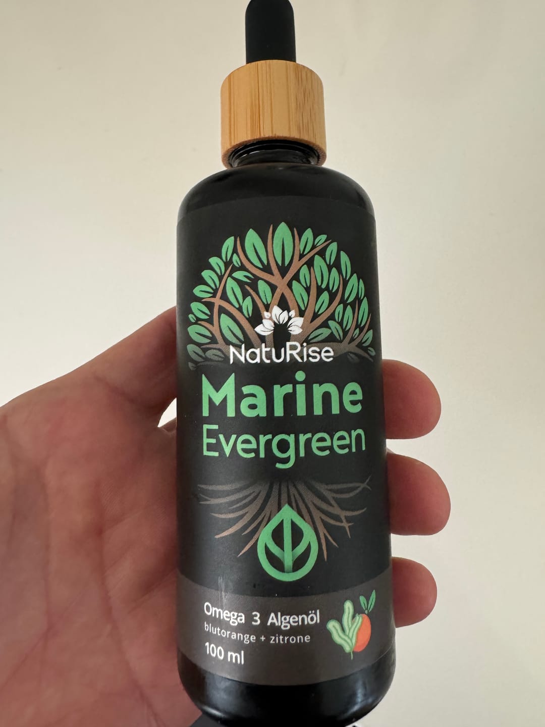Customer photo review of Omega-3 Algenöl (100ml)