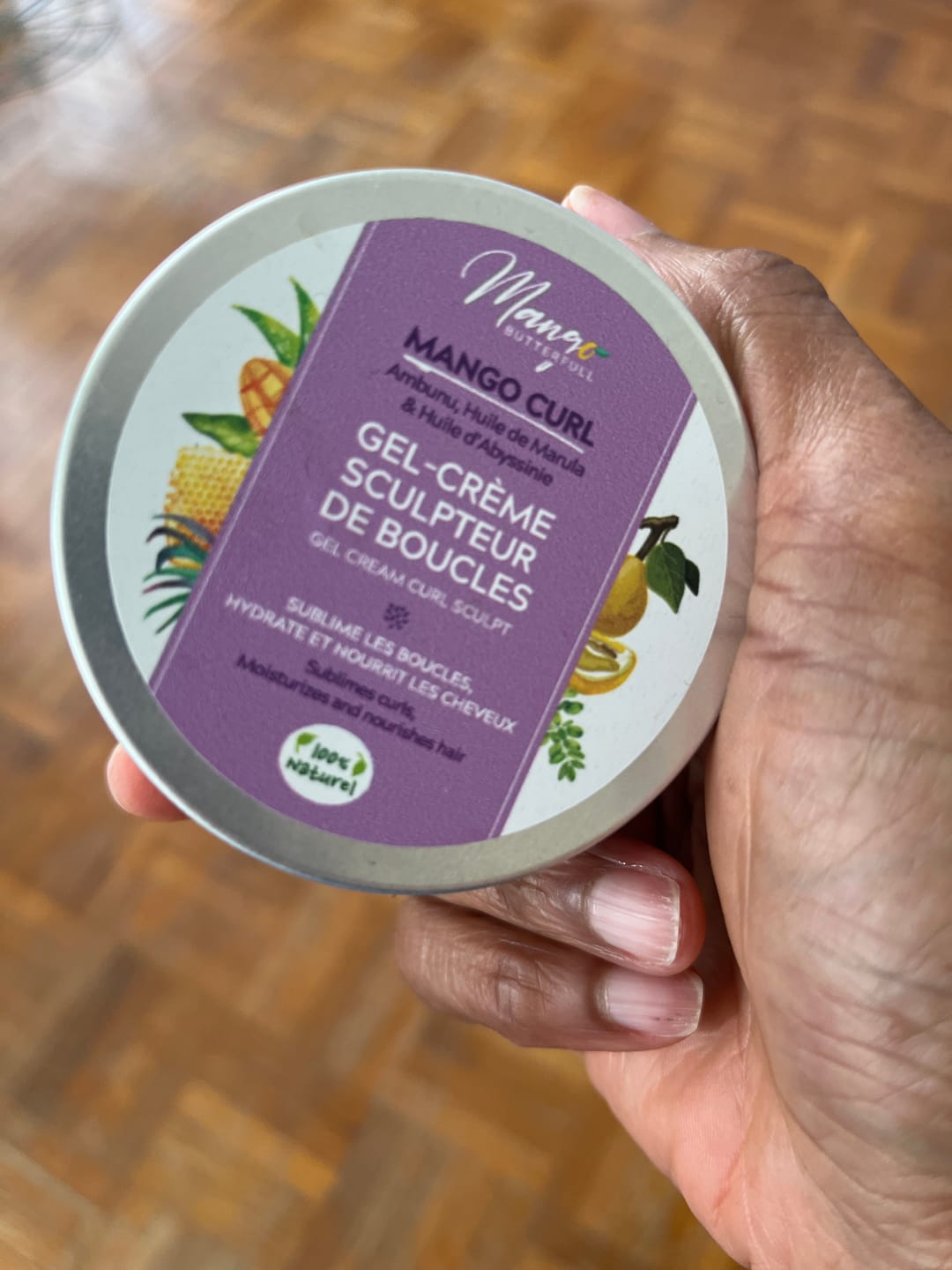 Customer photo review of Gel-Crème Sculpteur de Boucles MANGO CURL