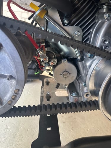 Customer photo review of Predator 22hp Installation Kit for 1986-1996 Club Car DS