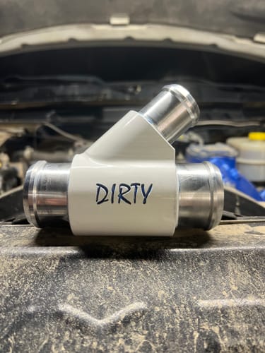 Customer photo review of 2013-2018 Cummins Billet Dual Radiator Coolant Y-Pipe (I67-ENG-A001)