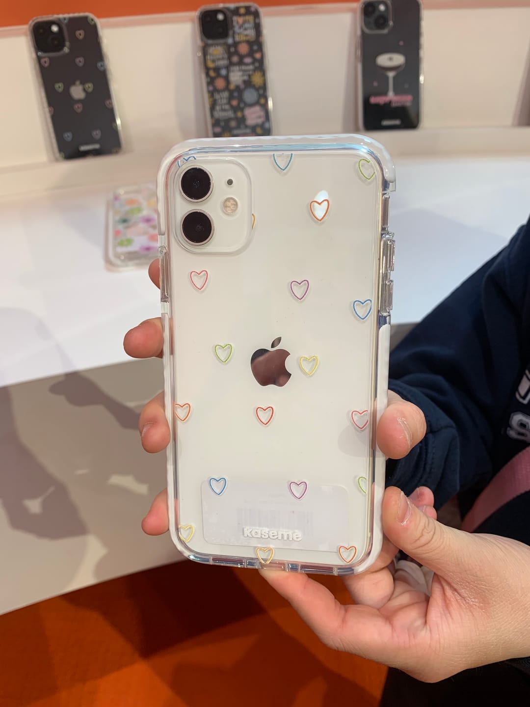 Customer photo review of Love Wins Clear Case