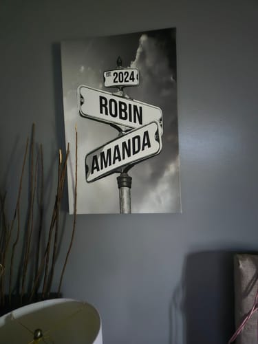 Customer photo review of COUPLES DATE OF LOVE by Cstm Canvas