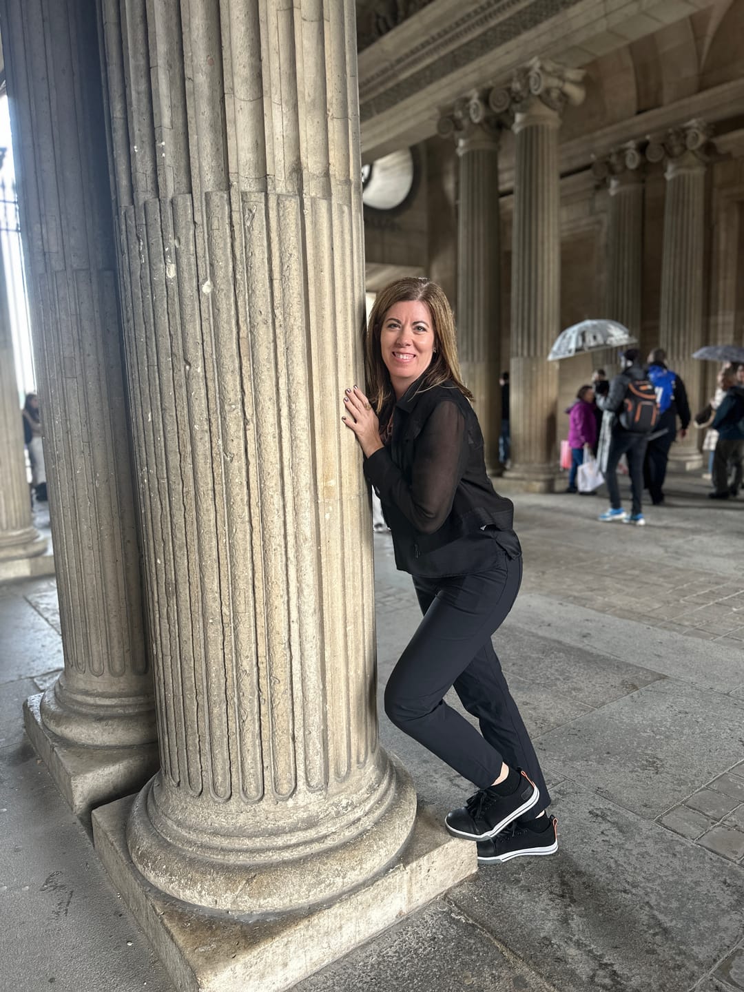 Customer photo review of Women's Solstice Composite Toe Sneakers, Black (SD)