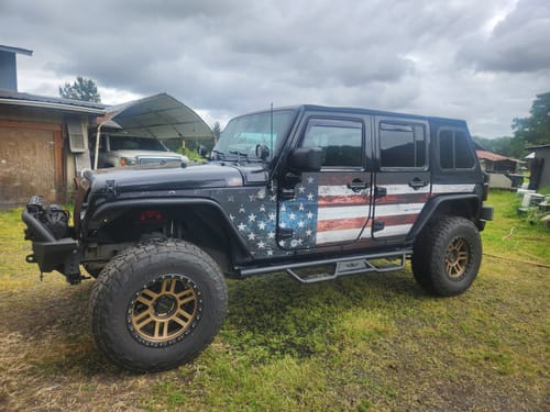 Customer photo review of MEK Removable Trail Armor: JKU