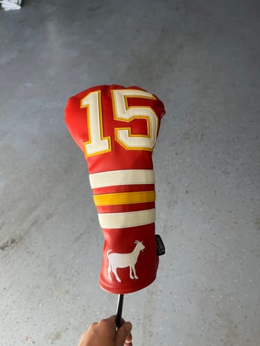 Customer photo review of G.O.A.T Mahomes 15 Headcover