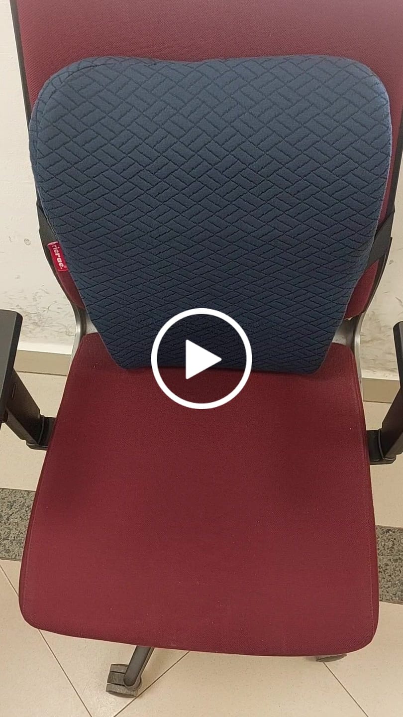 Customer video review of Ruf- Full back Support Pillow